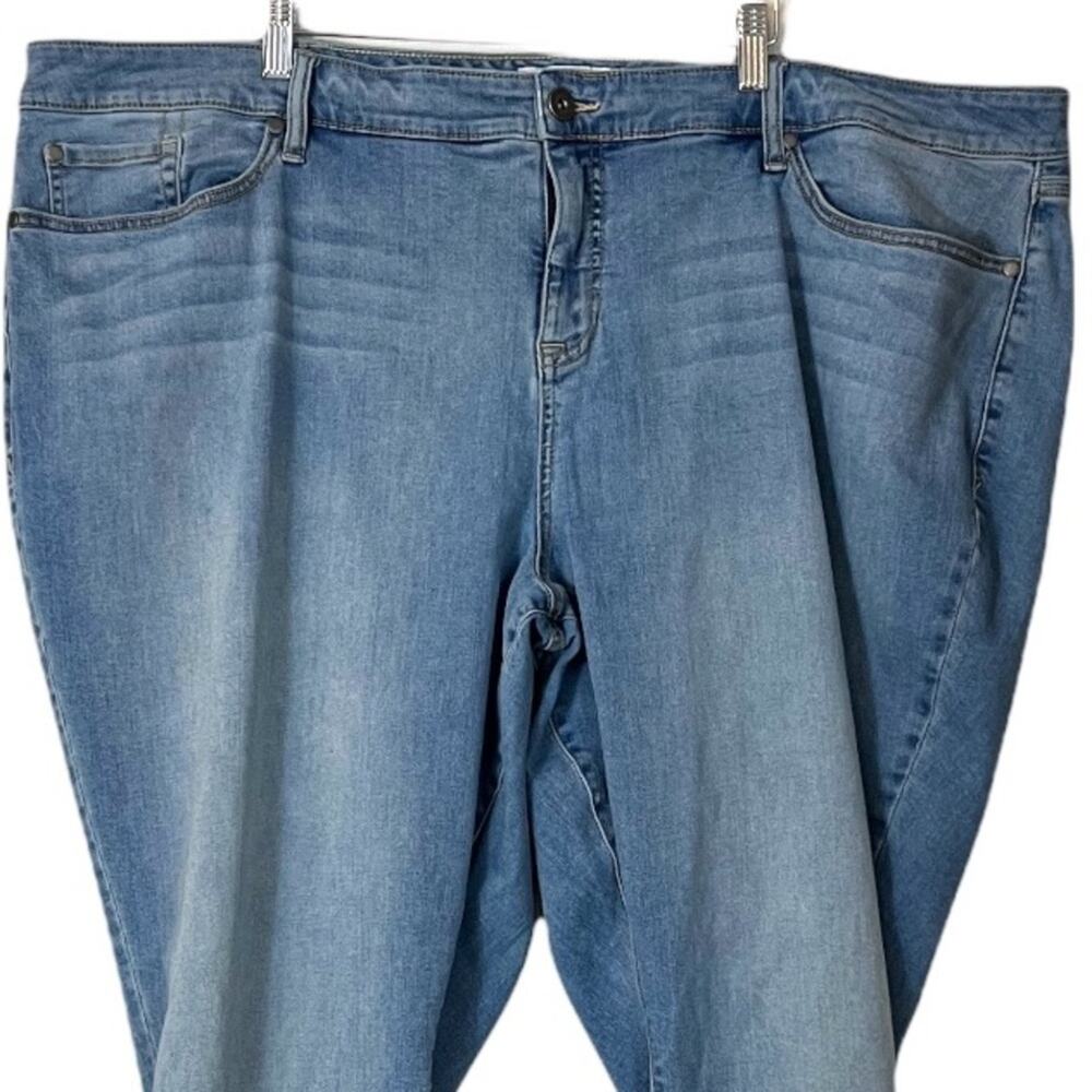 Torrid Women's Jeans Curvy Skinny 12" High Rise Ankle Light Wash Plus Size 28 - Picture 4 of 8